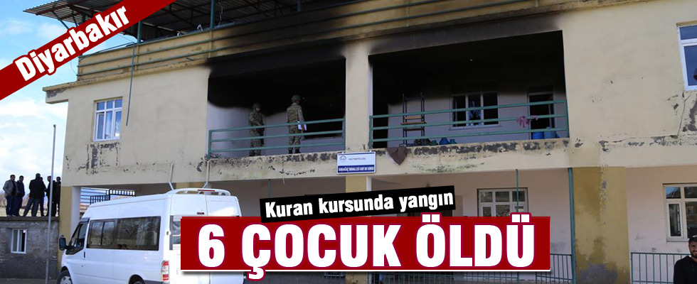 Diyarbakır'da 6 çocuk yanarak öldü