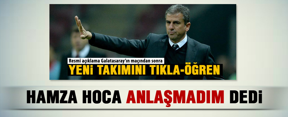 Hamzaoğlu, 'Bursaspor'la Anlaştı' iddiasını yalanladı
