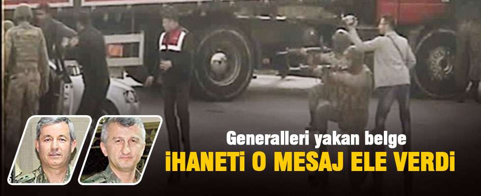 İhaneti o mesaj ele verdi