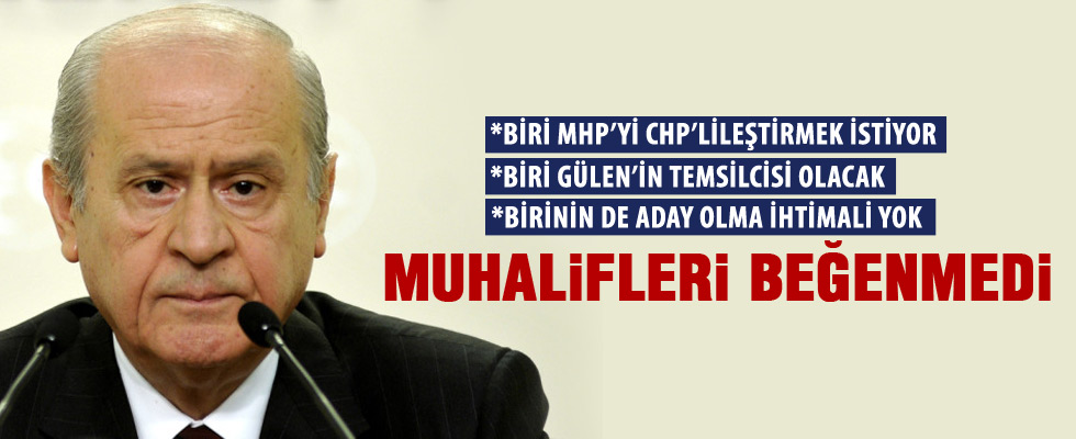 Bahçeli'den muhaliflere sert sözler