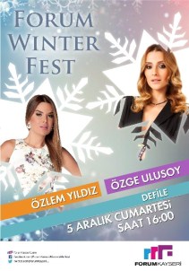 Özlem Yıldız Ve Özge Ulusoy İle Forum Kayseri'de Muhteşem Kış Defilesi