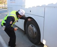 LASTİK DENETİMİ - Polisten 'Kar Lastiği' Uygulaması