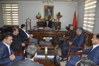 EĞITIM BIR SEN - Şanlıurfa Eğitim Bir-Sen Şube Başkanı İbrahim Coşkun'dan Kaymakam Citer'e Ziyaret