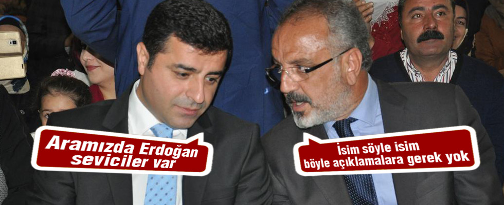 HDP'de Erdoğan krizi