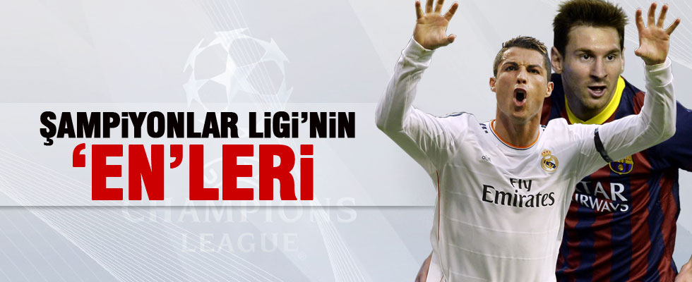 Şampiyonlar Ligi'nin enleri
