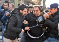 SİİRT VALİSİ - Siirt'te İzinsiz Yürüyüşe Müdahale