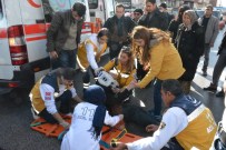 Yaşlı Adama Yaya Geçidinde Otomobil Çarptı