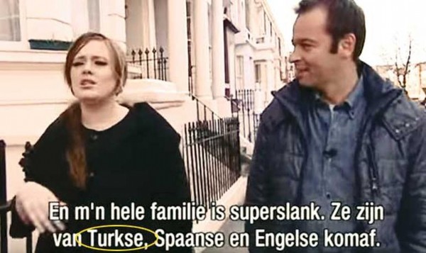 Adele'nin kökeni Türk çıktı