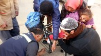 ŞEYH GALIP - Ayağı Bisiklet Tekerine Sıkışan Suriyeli Kızın Feryadı