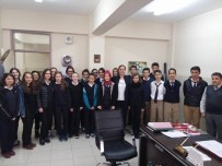 SALTUKOVA - Başkan Güneş Nihat Kantarcı Anadolu Lisesini Ziyarette Bulundu