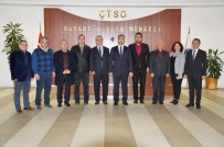 DENİZ UÇAĞI - Çanakkale Valisi Hamza Erkal ÇTSO Yönetimini Ziyaret Etti