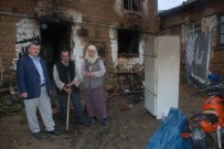 YAŞLILIK MAAŞI - Evi Yanan Çift, Yardım Bekliyor