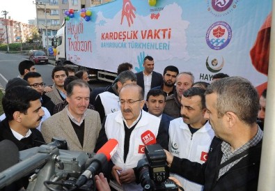Bayırbucak Türkmenleri İçin Toplanan Yardım Malzemeleri Dualarla Yola Çıktı