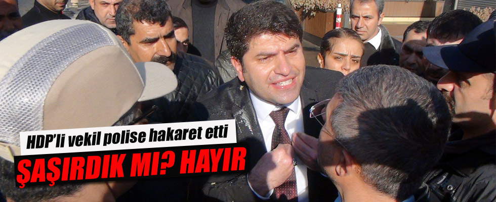 HDP'li vekilden polise ağır hakaret