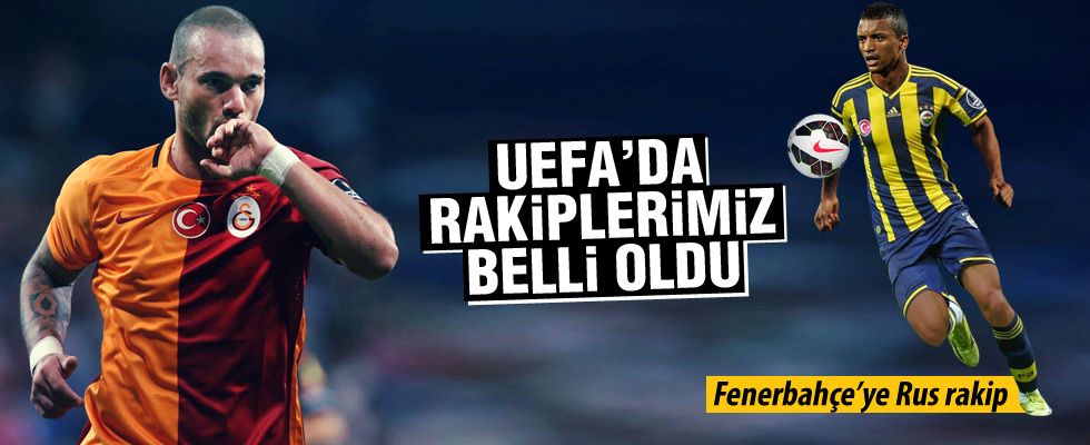 Fenerbahçe ve Galatasaray'ın rakipleri belli oldu