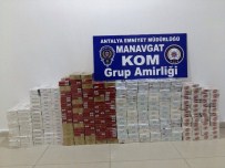 Manavgat'ta Bir Otomobilde 2 Bin 750 Paket Kaçak Sigara Ele Geçirildi