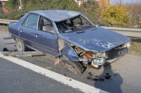 TEM'de Kaza Açıklaması 1 Yaralı