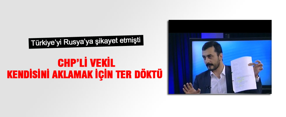 CHP'li Eren Erdem Halk Tv'de kendisini aklamak için ter döktü