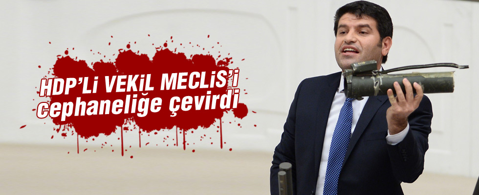 Meclis kürsüsü cephanelik gibi