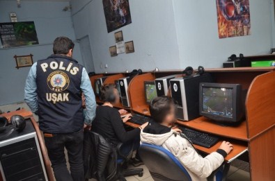 Uşak'ta Polisin Gözü İnternet Cafeler Üzerinde