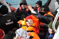 KÜÇÜKKUYU - 58 Sığınmacı Denizden Kurtarıldı