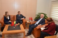 ERDOĞAN AYGENÇ - Litvanya Cumhuriyeti Ankara Büyükelçisi'nden Valilik Ziyareti