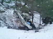 ERENLI - Pikap Uçuruma Yuvarlandı Açıklaması 1 Ölü, 1 Yaralı