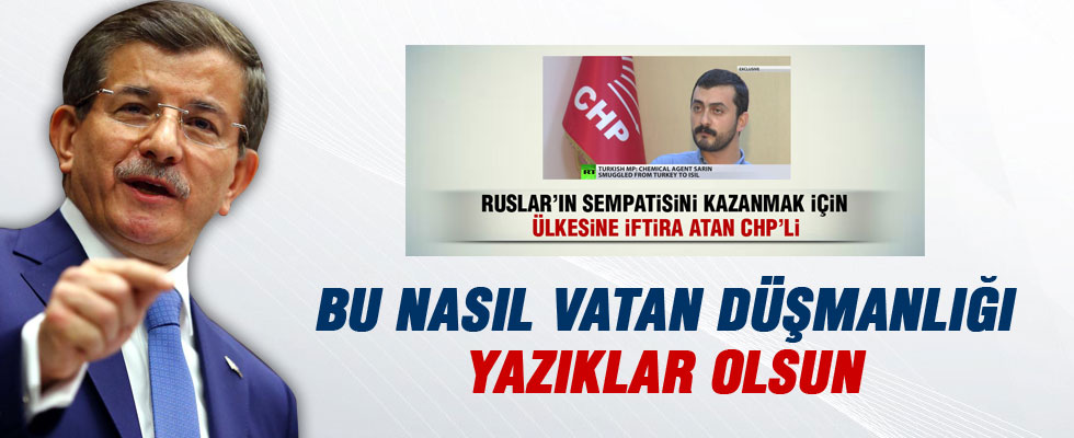 Başbakan Davutoğlu'ndan Eren Erdem'e tepki