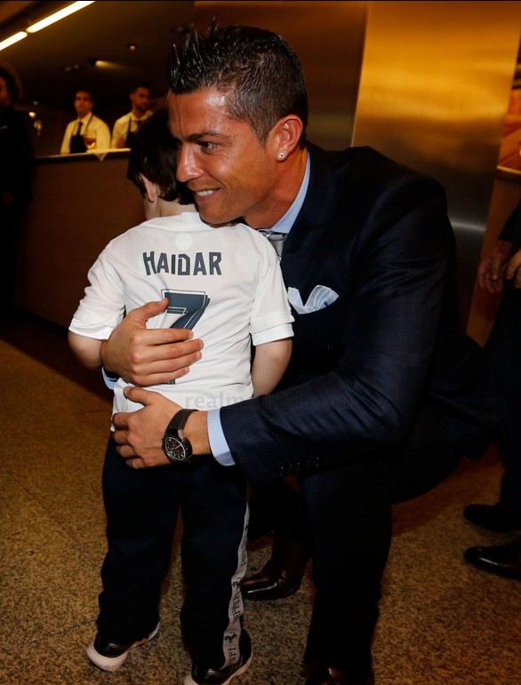 Haydar ile Ronaldo buluştu