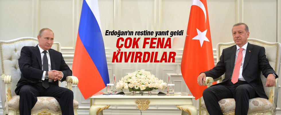 Erdoğan'ın restine Rusya'dan cevap geldi