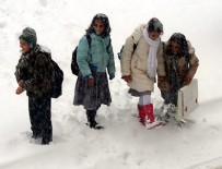 KAR TATİLİ - Eğitime kar engeli... Okullar tatil