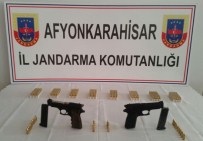 YOLKONAK - Sandıklı'da Ruhsatsız Silah Ve Mermi Ele Geçirildi