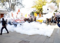 KAZIM ÖZALP - İzinsiz Yürüş Yapmak İsteyen Emek Ve Demokrasi Güçleri'ne Gazlı Müdahale