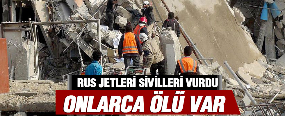 Rus Jetleri İdlib'de Mahkemeyi Vurdu