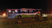 BENZİN İSTASYONU - Silivri'de İki Yolcu Otobüsü Çarpıştı