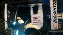 Tarsus'ta Araç Yüklü Tır'a Molotoflu Saldırı