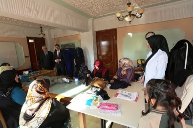 Başkan Alemdar Sermek Kursiyerlerine Misafir Oldu