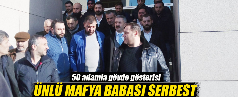 Ünlü mafya babası serbest