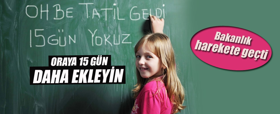 Bakanlık, sömestr tatilini 1 aya çıkarıyor