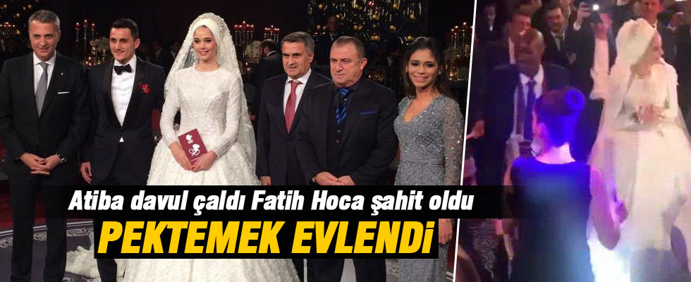 Beşiktaşlı Mustafa Pektemek evlendi