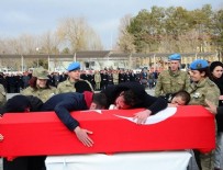 TERÖRE LANET - Bitlis'te şehitlere hazin tören