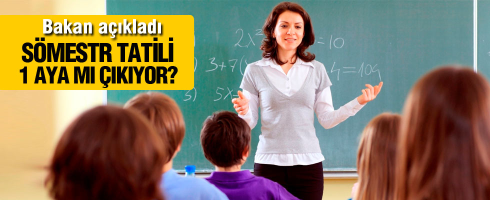 Milli Eğitim Bakanı Avcı'dan sömestr tatili açıklaması
