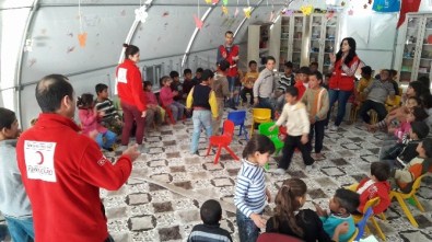 Türk Kızılayı'ndan Suriye'li Çocuklara Psikolojik Destek