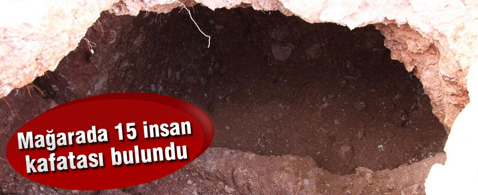Diyarbakır'da bir mağarada 15 insan kafatası bulundu