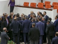 İBRAHIM AYHAN - Meclis'te 'Kimsin sen?' kavgası