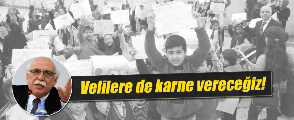 Artık veliler de karne alacak