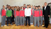 MİLLİ BASKETBOLCU - Bodrum Basketbol Spor Kulübü'nden Başkan Kocadon'a Ziyaret