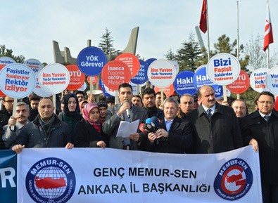 ODTÜ önünde 'İbadet' eylemi