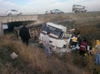 Süt Tankeri Köprüden Aşağı Uçtu Açıklaması 1 Yaralı