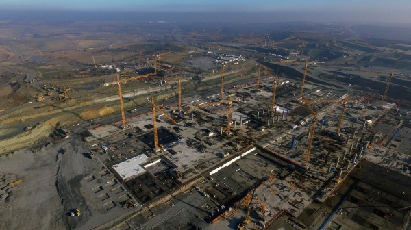 Üçüncü havalimanının yüzde 15'İ tamamlandı